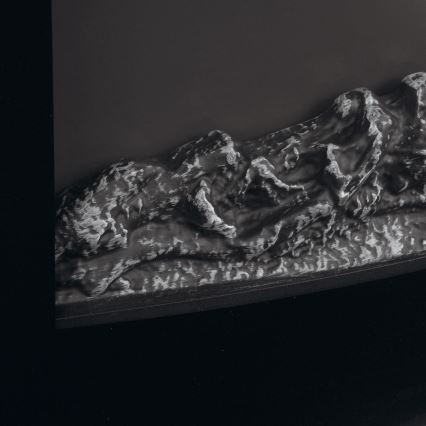 LED електрическа камина с нагревател LED/2000W/230V + дистанционно управление