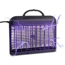 LED Електрически капан за насекоми UV/2W/230V черен