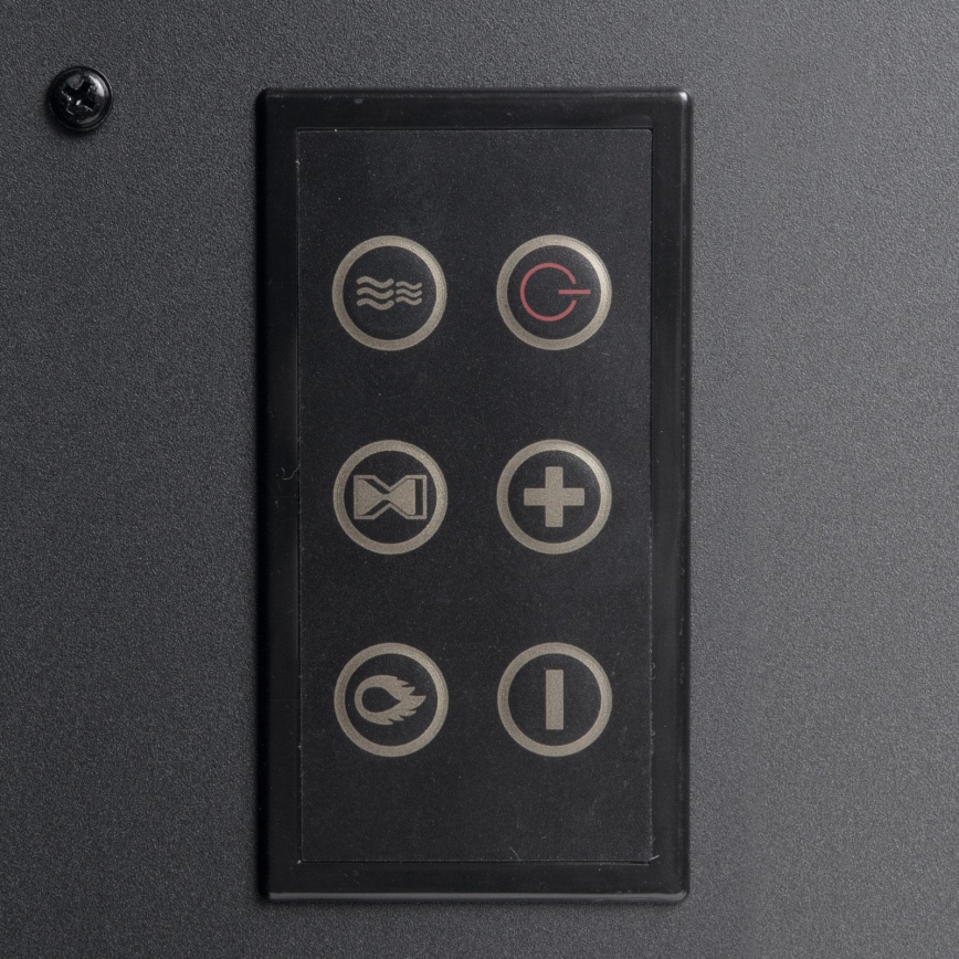 LED електрическа камина с нагревател LED/2000W/230V + дистанционно управление