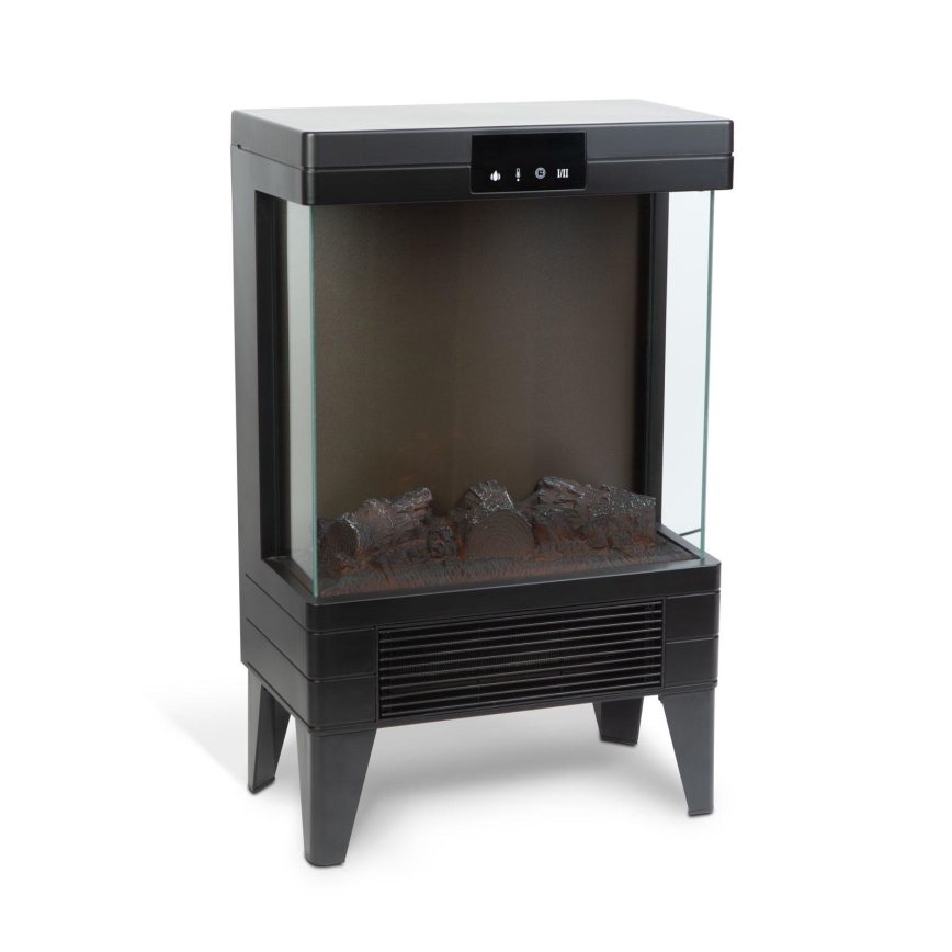 LED електрическа камина с отопление LED/2000W/230V + дистанционно управление