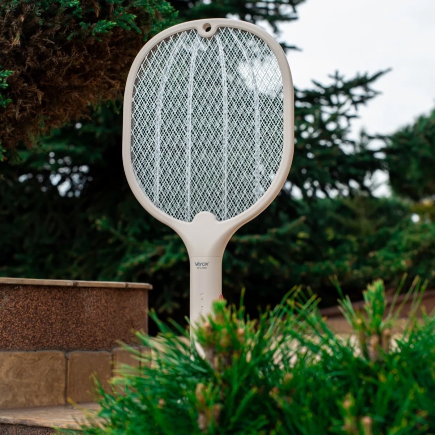 LED Електрически уловител на насекоми 2в1 500 mAh/5V бежов