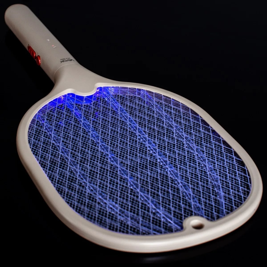 LED Електрически уловител на насекоми 2в1 500 mAh/5V бежов