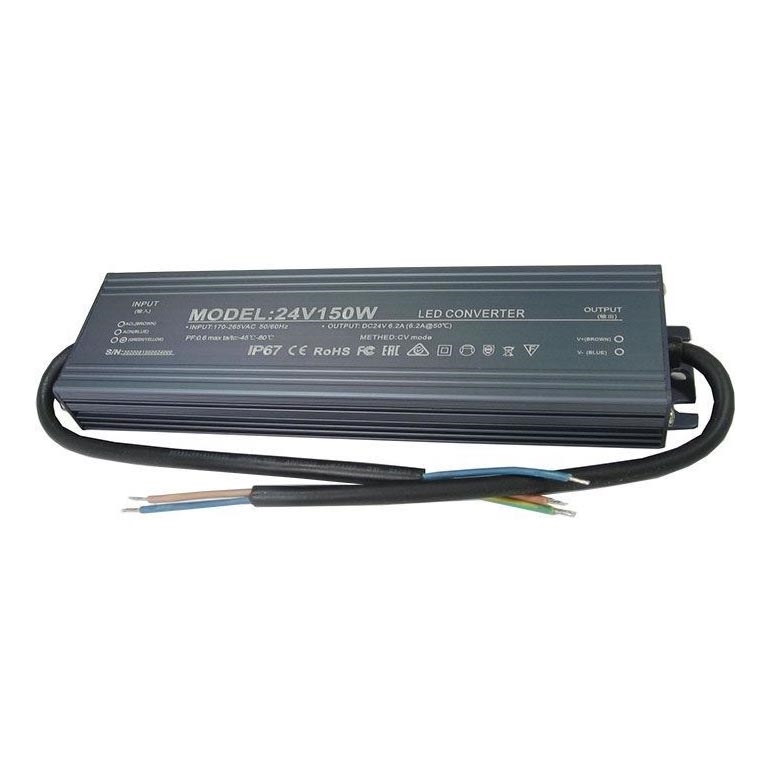 LED Електронен трансформатор 150W/24V IP67