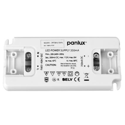 LED Електронен трансформатор DRIVER 6W/350mA/230V