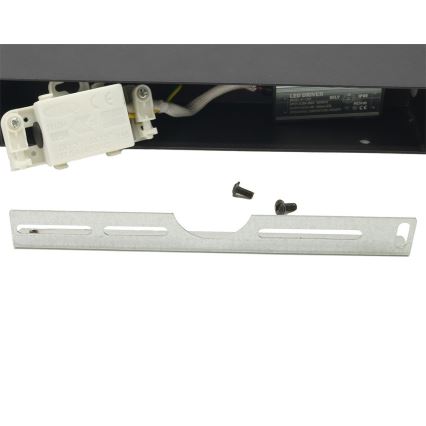 LED Гъвкав екстериорен аплик 2xLED/16W/230V IP54 90 см черен