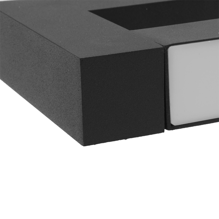 LED Гъвкав екстериорен аплик 2xLED/16W/230V IP54 90 см черен