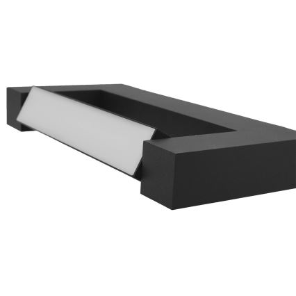 LED Гъвкав екстериорен аплик 2xLED/16W/230V IP54 90 см черен