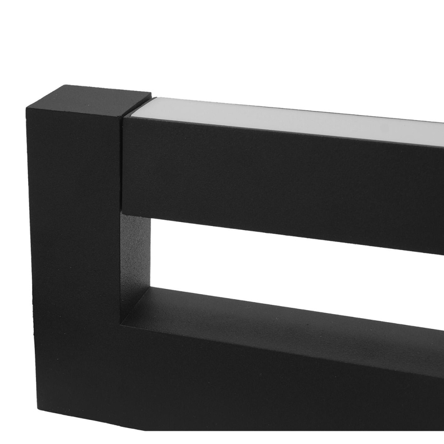 LED Гъвкав екстериорен аплик 2xLED/16W/230V IP54 90 см черен