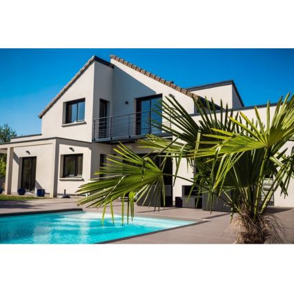 LED Екстериорен аплик 2xLED/3W/230V IP54 черен