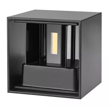 LED Екстериорен аплик 2xLED/3W/230V IP54 черен