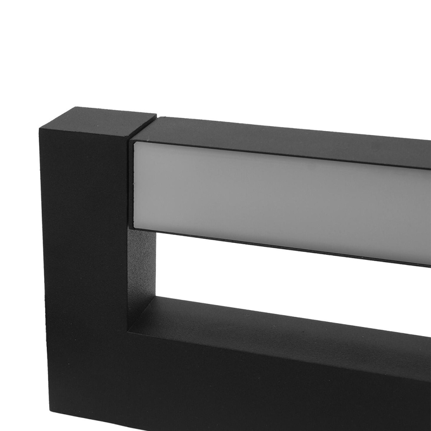 LED Гъвкав екстериорен аплик 2xLED/4W/230V IP54 30 см черен