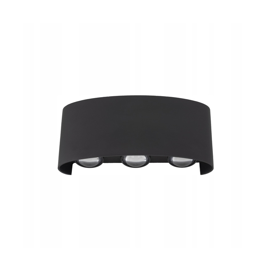 LED Екстериорен аплик ARROW 6xLED/1W/230V IP54 черен