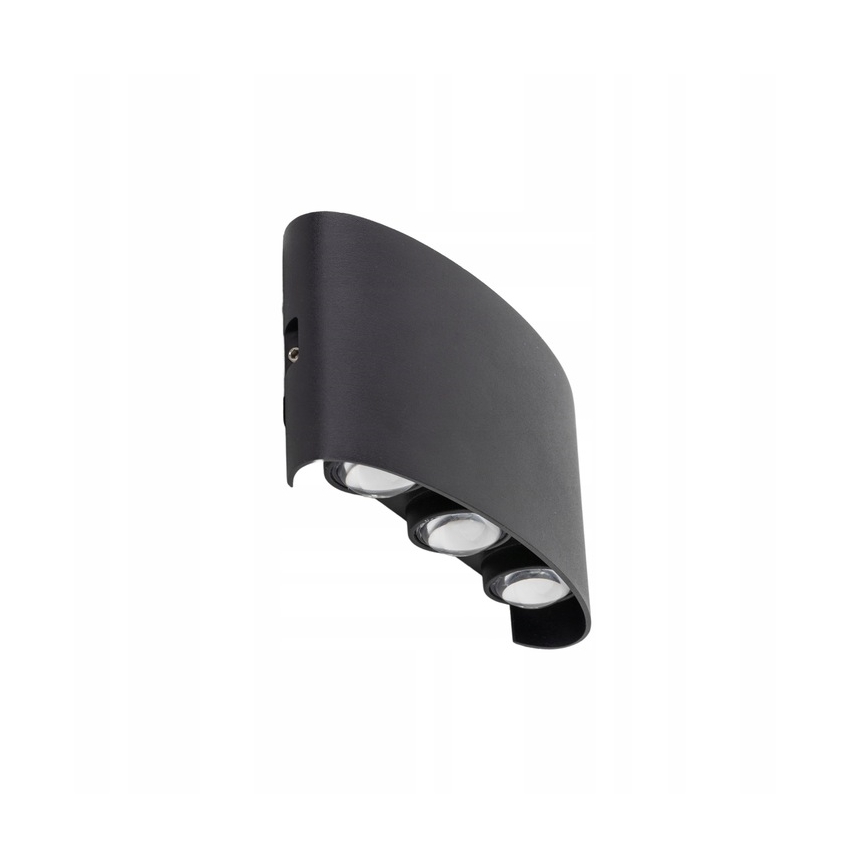 LED Екстериорен аплик ARROW 6xLED/1W/230V IP54 черен