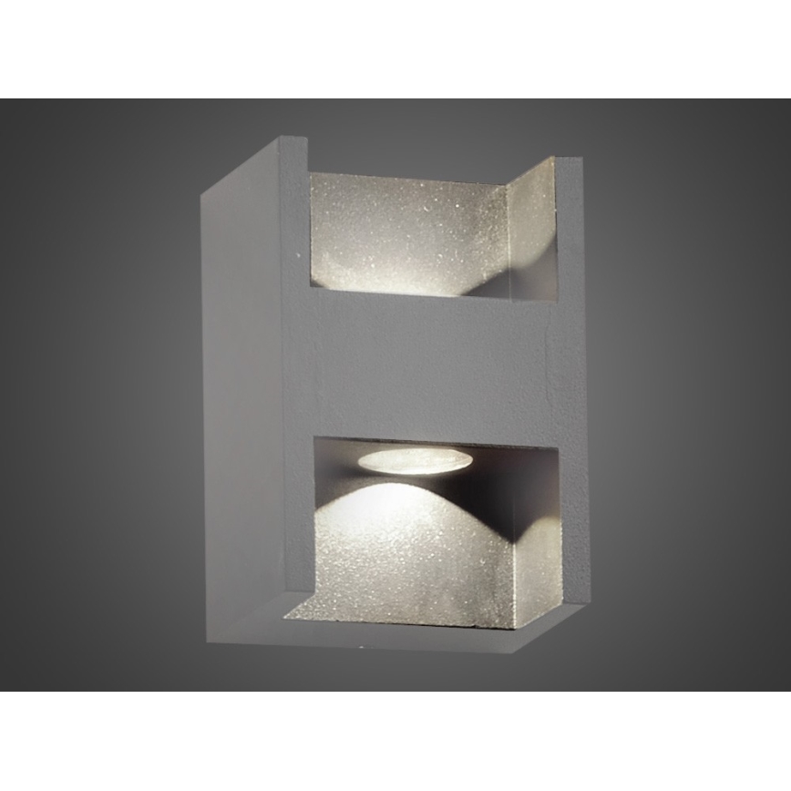 LED Екстериорен аплик CISSA 2xLED/2W/230V IP54
