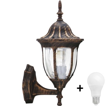 LED Екстериорен аплик FLORENCJA 1xE27/10W/230V IP43