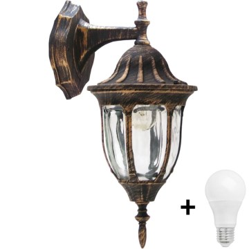 LED Екстериорен аплик FLORENCJA 1xE27/10W/230V IP43