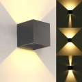 LED Екстериорен аплик KREON 2xLED/3W/230V IP54 3000K антрацит