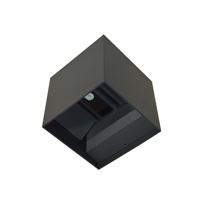 LED Екстериорен аплик KREON 2xLED/3W/230V IP54 3000K черен