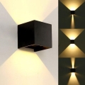 LED Екстериорен аплик KREON 2xLED/3W/230V IP54 4000K антрацит