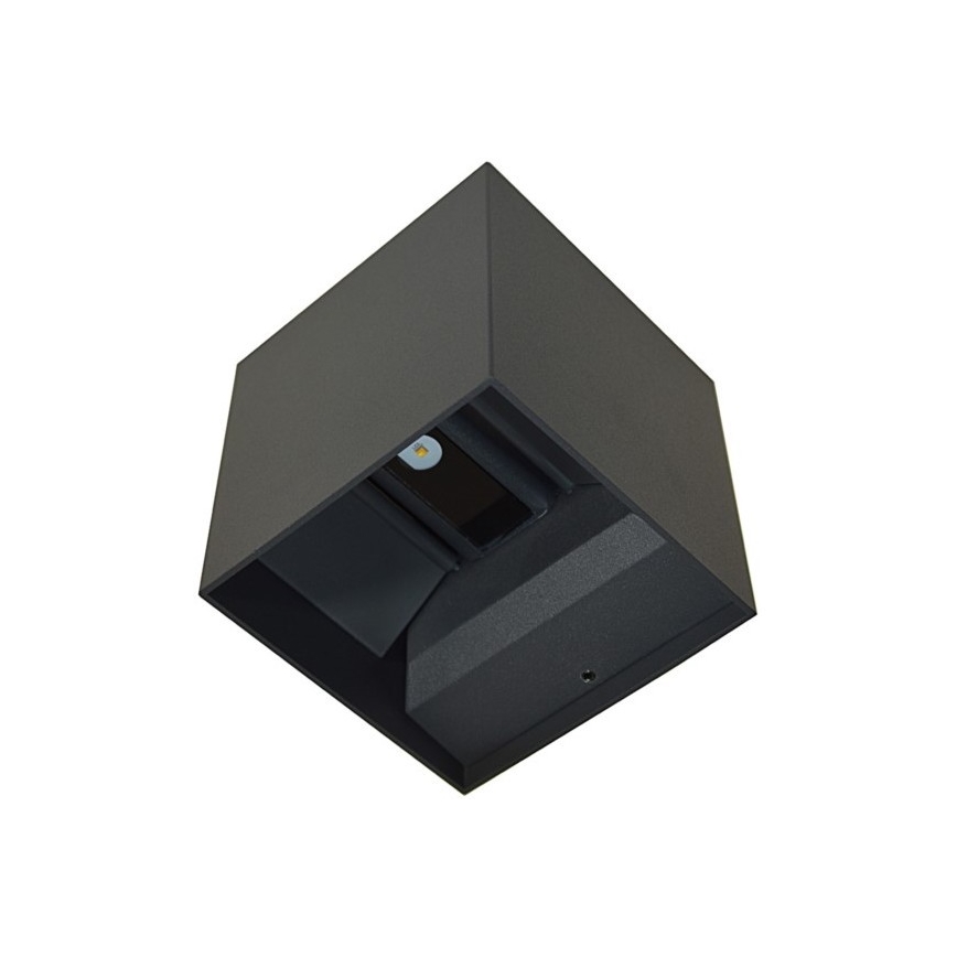 LED Екстериорен аплик KREON 2xLED/3W/230V IP54 4000K антрацит