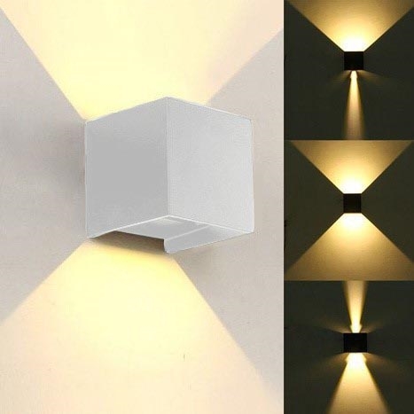 LED Екстериорен аплик KREON 2xLED/3W/230V IP54 4000K бял
