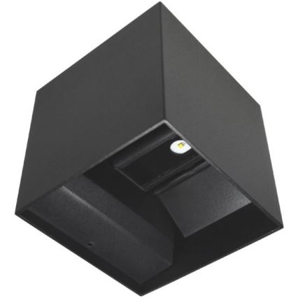 LED Екстериорен аплик KREON 2xLED/3W/230V IP54 4000K черен