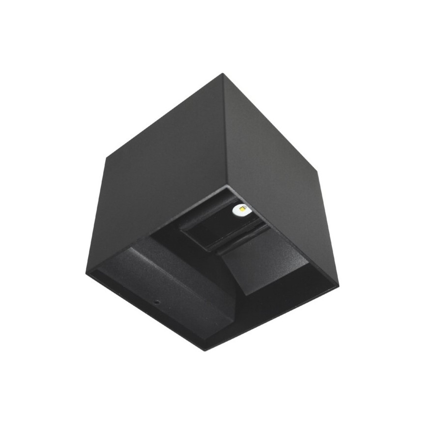 LED Екстериорен аплик KREON 2xLED/3W/230V IP54 4000K черен