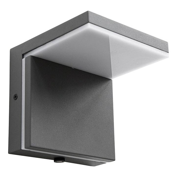 LED Екстериорен аплик LASSAN LED/8W/230V 3000K IP54 антрацит