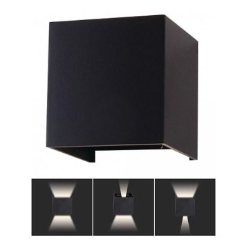 LED Екстериорен аплик LED/11W/230V 3000K IP65 черен