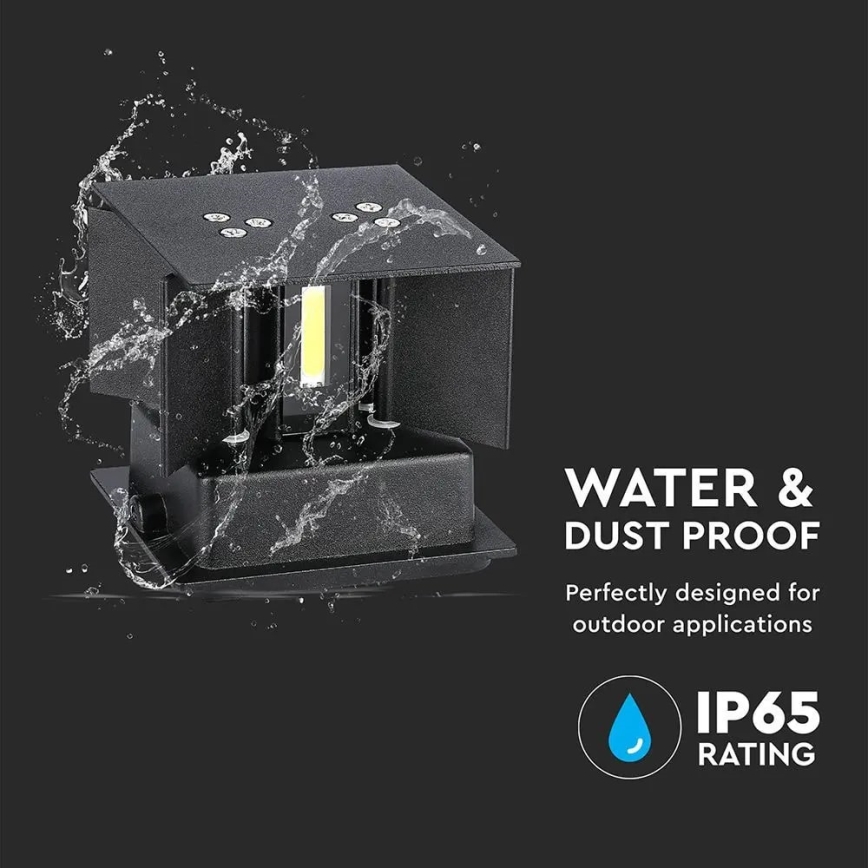 LED Екстериорен аплик LED/11W/230V 3000K IP65 черен