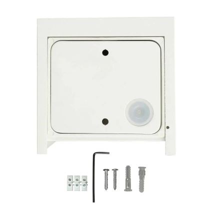 LED Екстериорен аплик LED/11W/230V 4000K IP65 бял