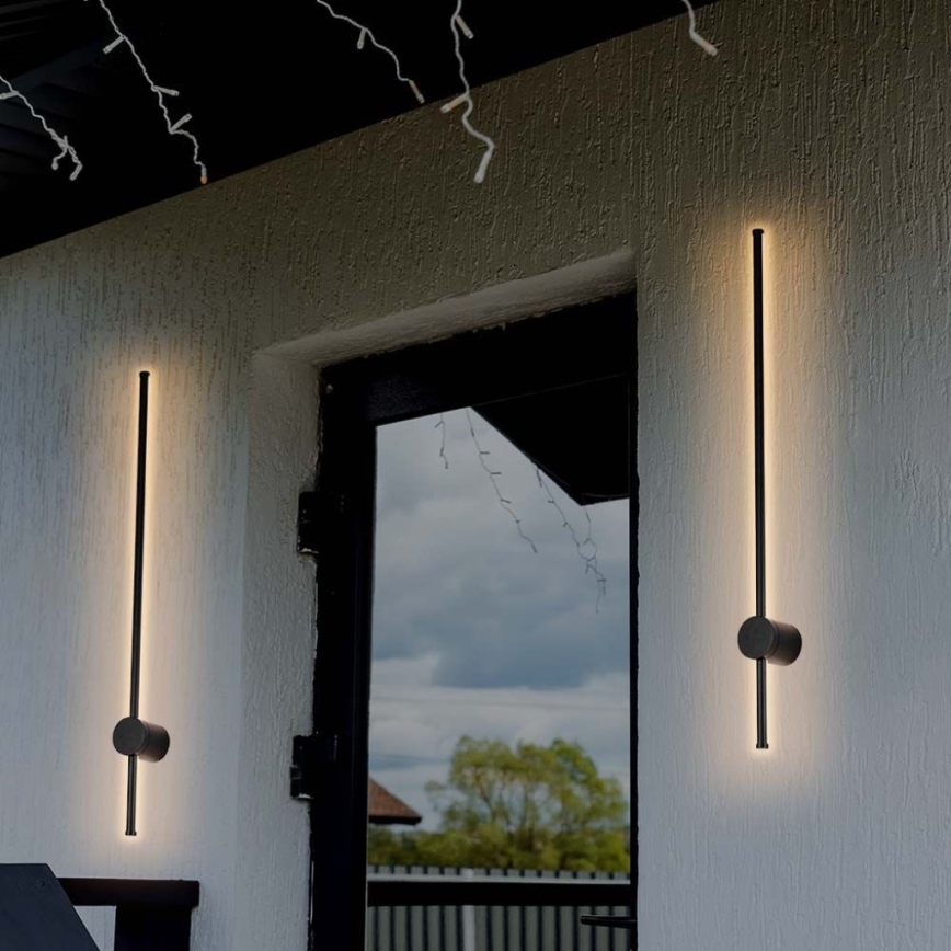 LED Екстериорен аплик LED/12W/230V 3000K IP65 черна