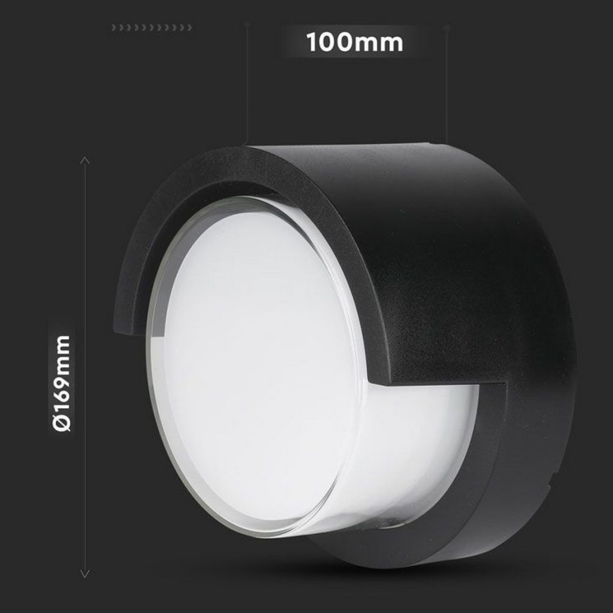 LED Екстериорен аплик LED/12W/230V 3000K IP65