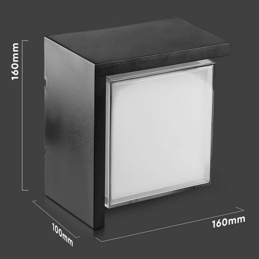 LED Екстериорен аплик LED/12W/230V 3000K IP65