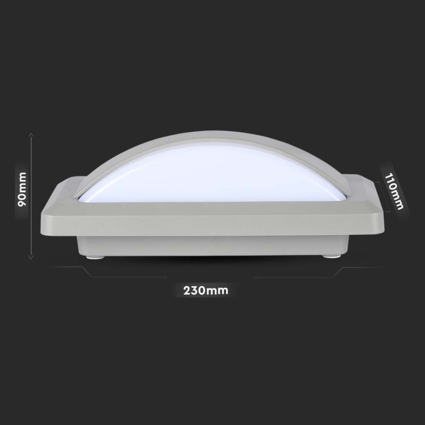 LED Екстериорен аплик LED/12W/230V 3000K IP65