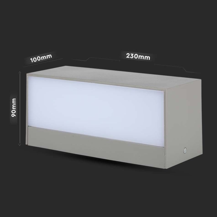 LED Екстериорен аплик LED/12W/230V 3000K IP65