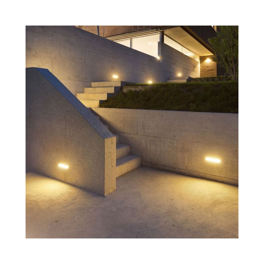LED Екстериорен аплик LED/12W/230V 3000K IP65 сив