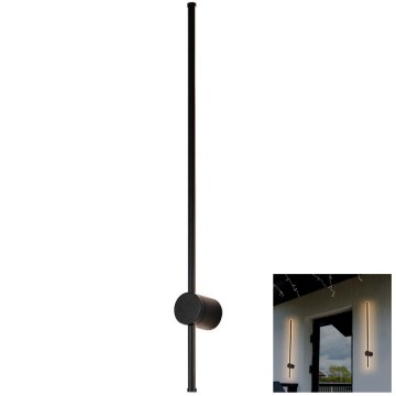 LED Екстериорен аплик LED/12W/230V 4000K IP65 черна