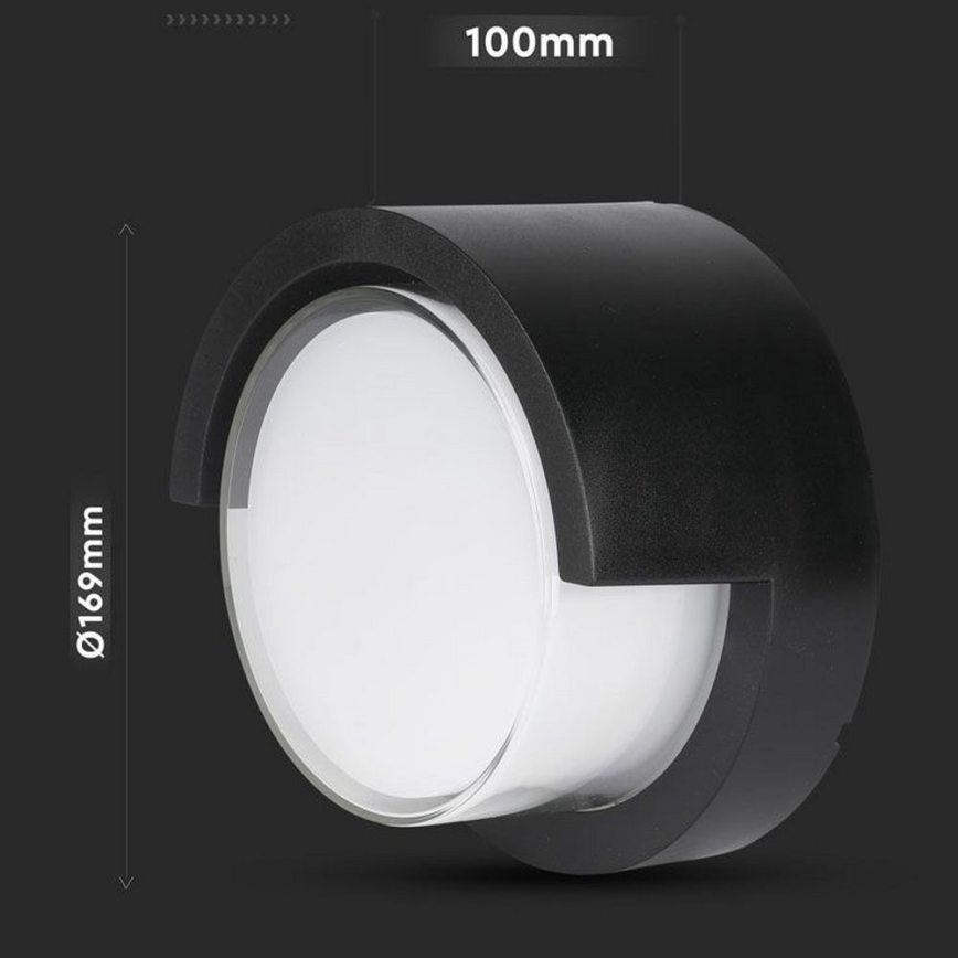 LED Екстериорен аплик LED/12W/230V 4000K IP65