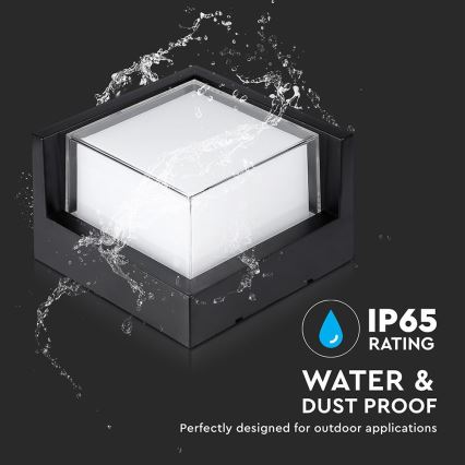 LED Екстериорен аплик LED/12W/230V 4000K IP65