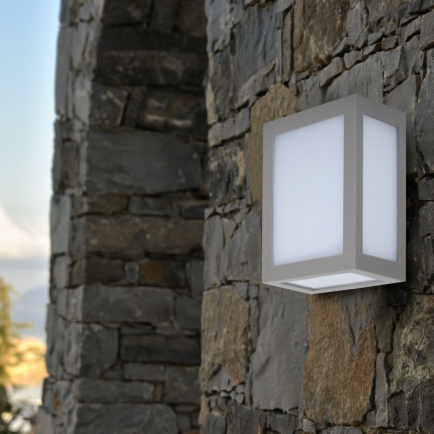LED Екстериорен аплик LED/12W/230V 4000K IP65 сив