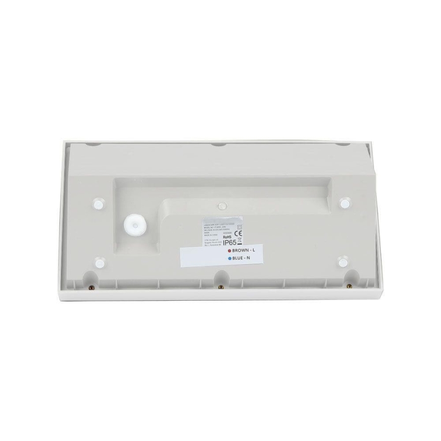 LED Екстериорен аплик LED/12W/230V 6400K IP65 бял