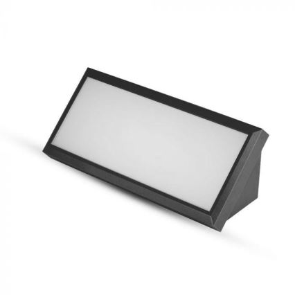 LED Екстериорен аплик LED/12W/230V 6400K IP65 черен