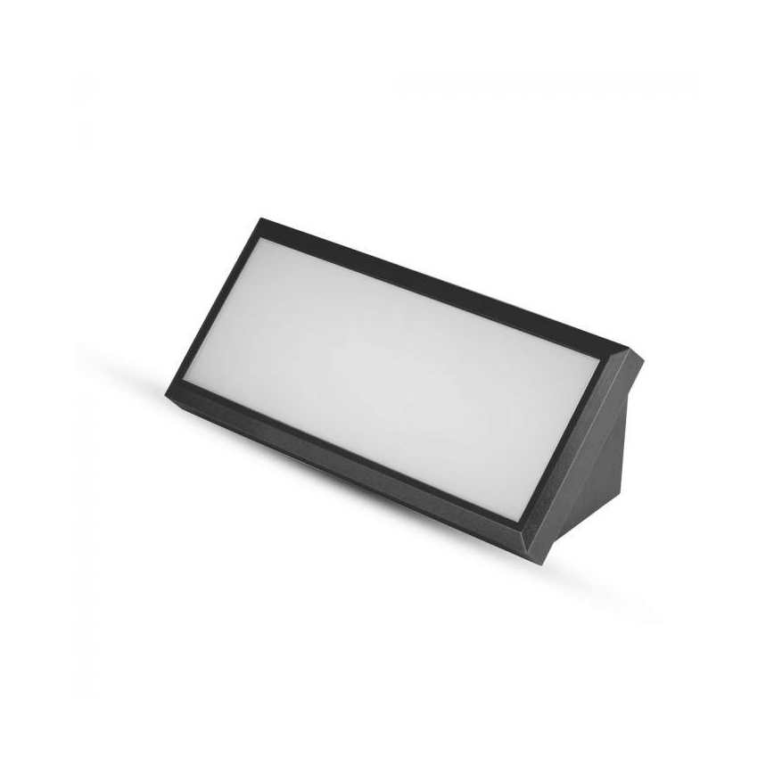 LED Екстериорен аплик LED/12W/230V 6400K IP65 черен