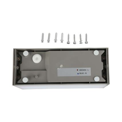 LED Екстериорен аплик LED/12W/230V 6400K IP65