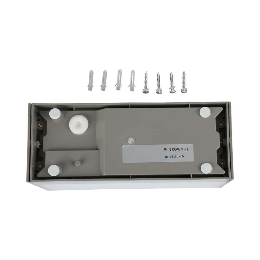 LED Екстериорен аплик LED/12W/230V 6400K IP65