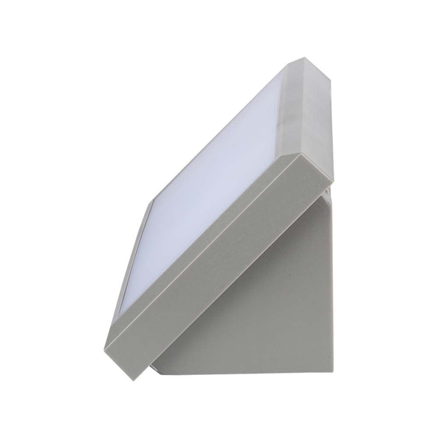 LED Екстериорен аплик LED/12W/230V 6400K IP65 сив