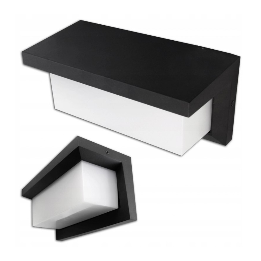 LED Екстериорен аплик LED/12W/230V IP54 черен