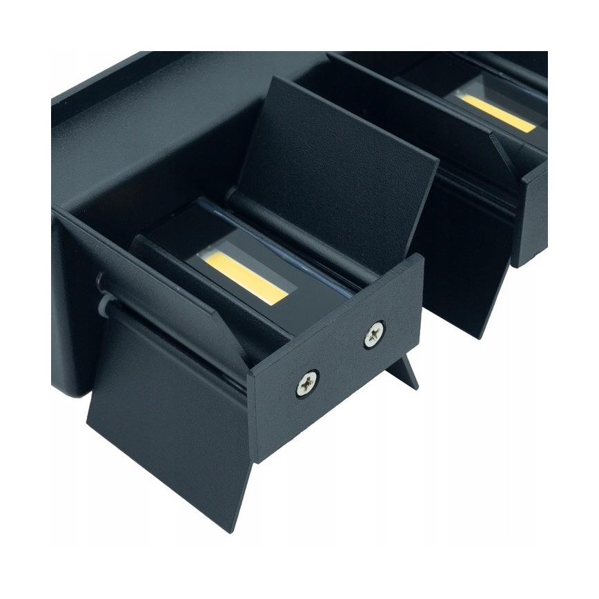LED Екстериорен аплик LED/12W/230V IP54 черен