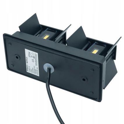 LED Екстериорен аплик LED/12W/230V IP54 черен